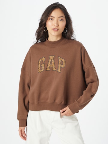 GAP Sweatshirt in Brown: front