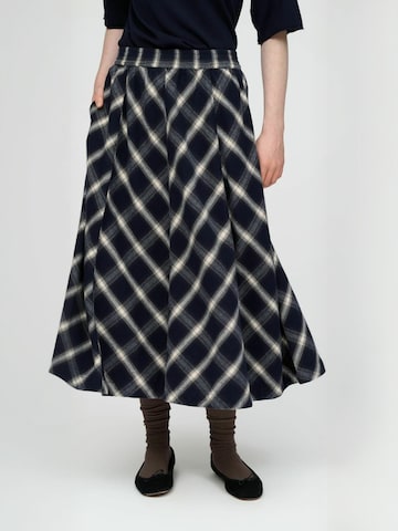 moshi moshi mind Skirt ' pin ' in Blau: Vorderseite