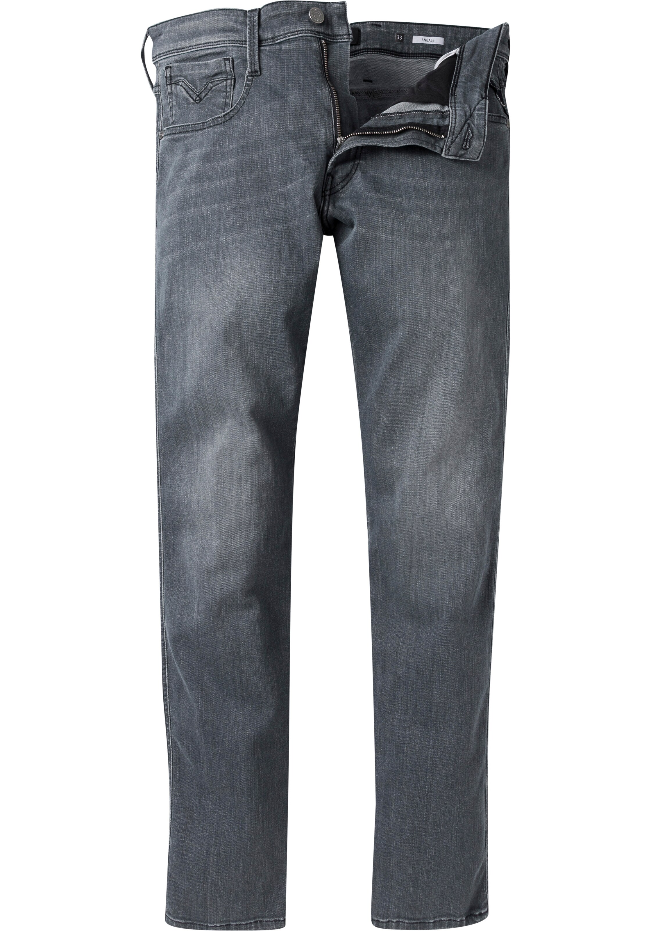 REPLAY Slim fit Jeans in Grey: front