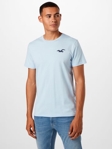 T-Shirt HOLLISTER en bleu : devant