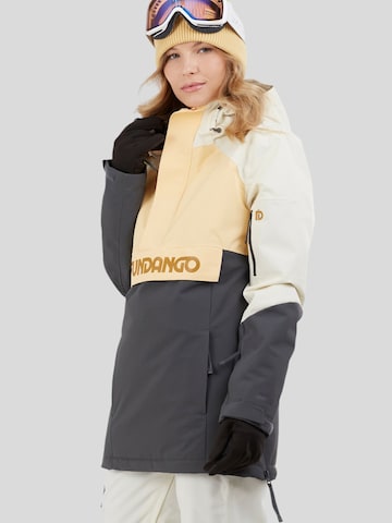 Fundango Skijacke 'Birch ECO Logo Anorak' in Gelb: Vorderseite