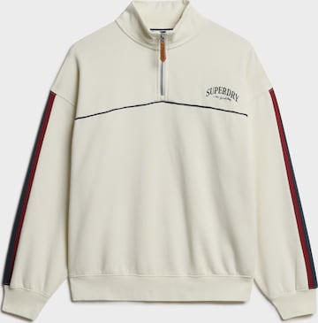 Sweat-shirt 'Country Club' Superdry & Co en blanc : devant