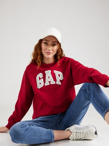 GAP Sweatshirt 'HERITAGE' in Rood