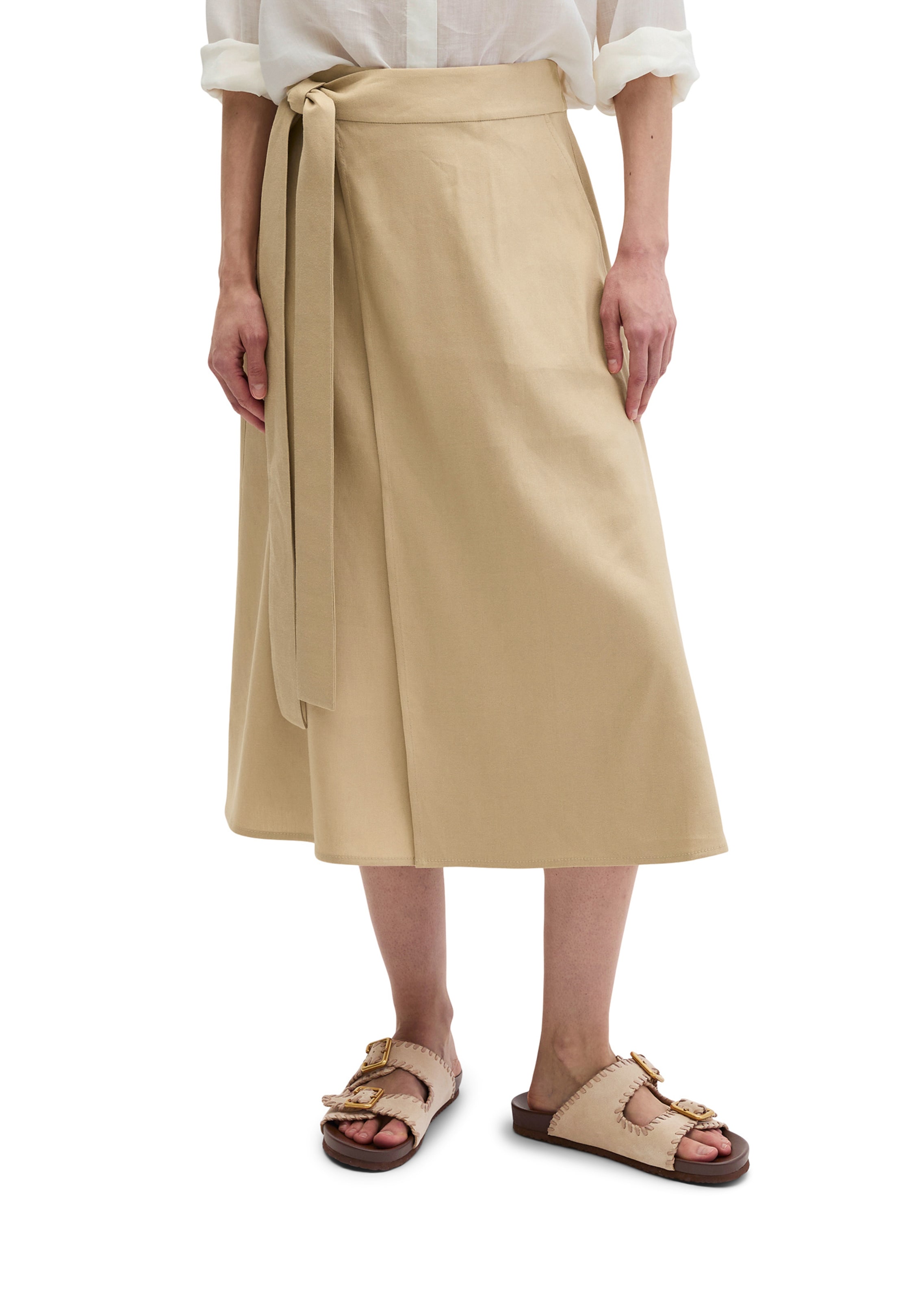 Marc O'Polo Rok in Beige: voorkant