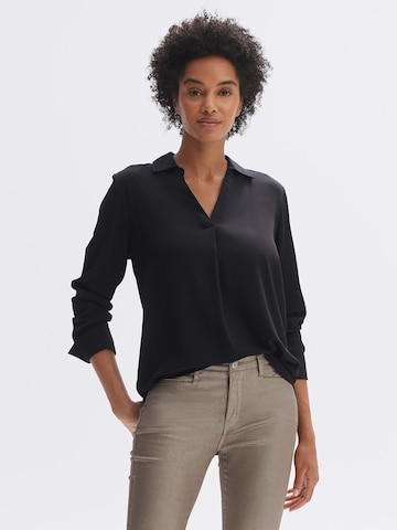 OPUS Blouse 'Fangi' in Zwart: voorkant