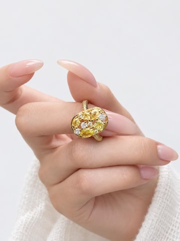 Bague 'Blossom' LanLivia en jaune