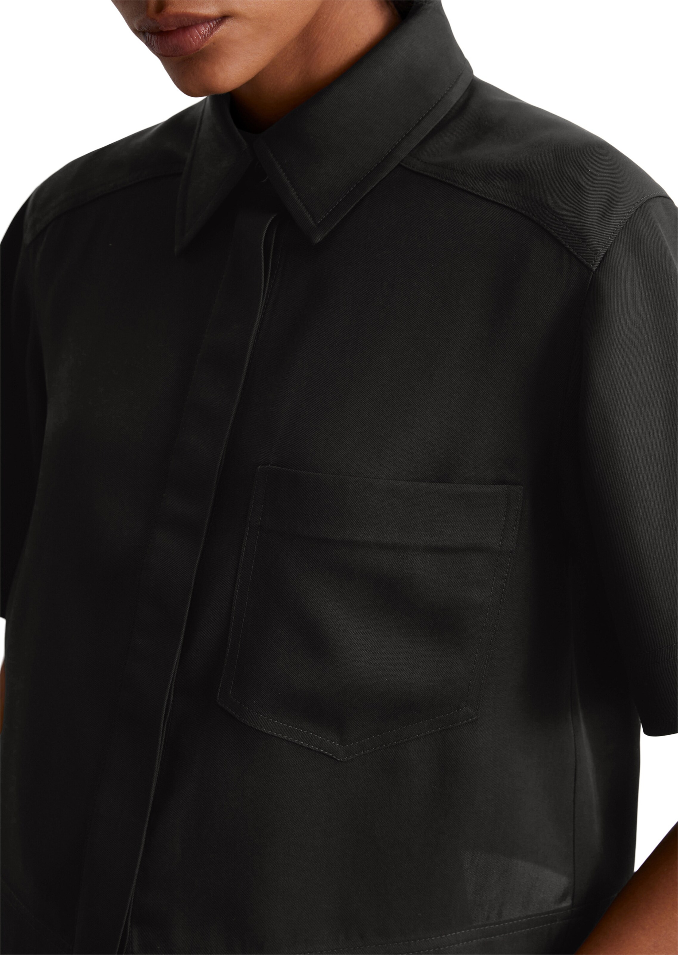 Marc O'Polo Blouse 'Boxy' in Black