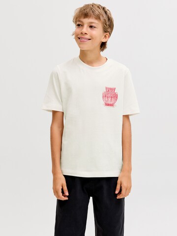 Jack & Jones Junior - Camiseta 'JORARGOS' en blanco