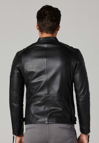 Derimod Lederjacke in Schwarz