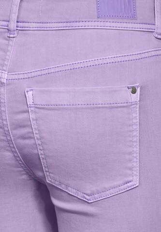 STREET ONE Slimfit Jeans in Lila