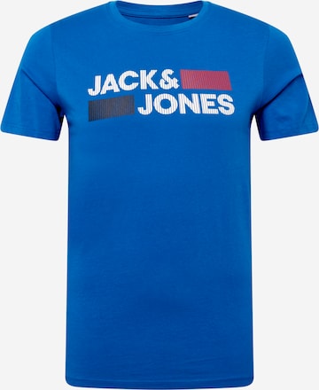 JACK & JONES - Camiseta en azul: frente