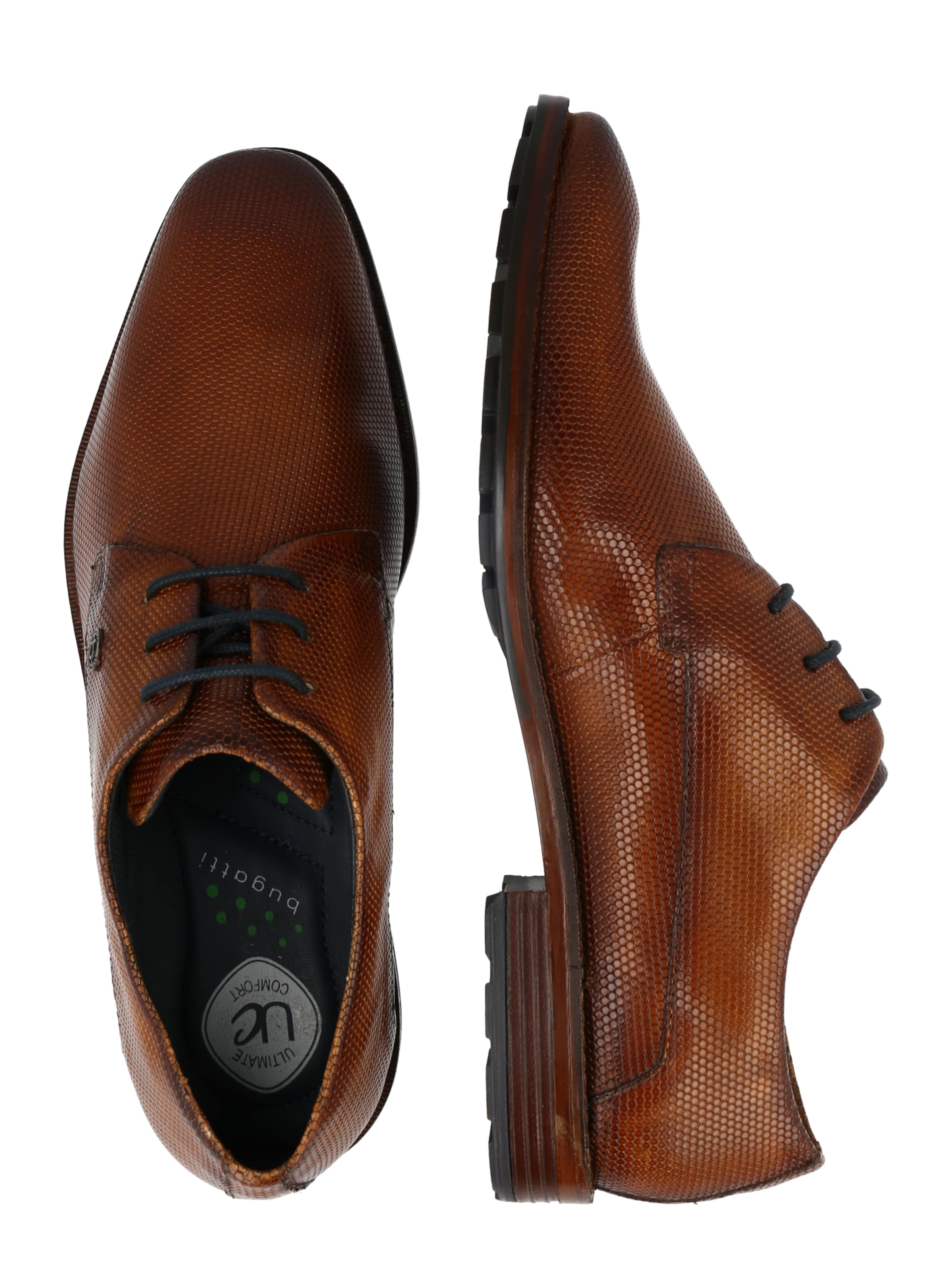 bugatti Schnürschuh 'Mano' in Braun