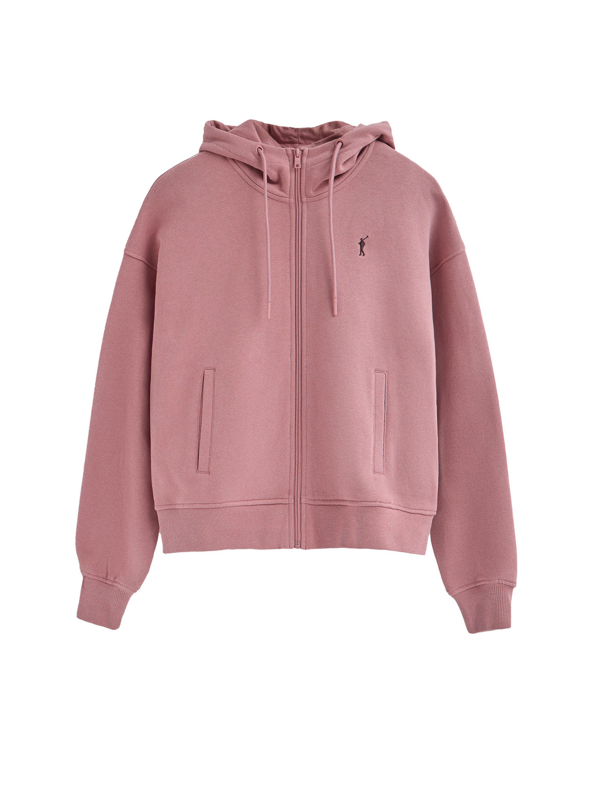 Polo Club Sweatjacke in Pink: Vorderseite