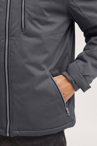 BLEND Winter Jacket 'Leto' in Grey