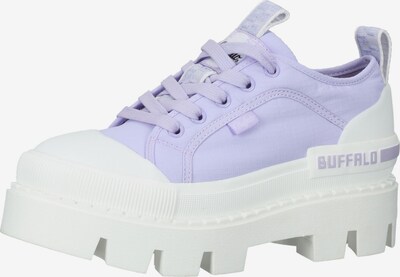 BUFFALO Baskets basses 'Raven' en violet / blanc, Vue avec produit