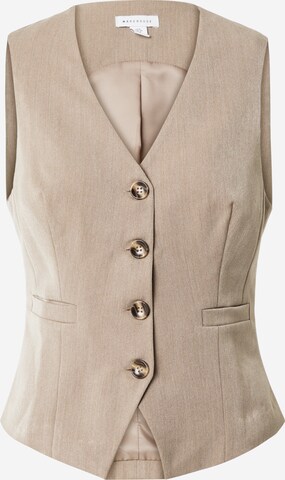 Warehouse Vest in Beige: front