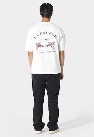 Maglietta 'Le Course' di Pas De Monaco in bianco