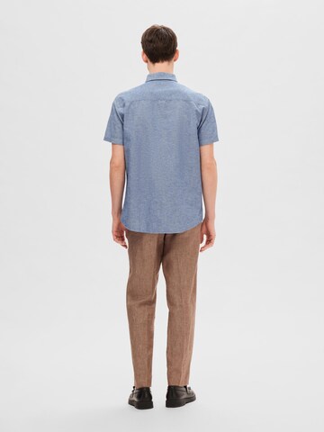 SELECTED HOMME Regular Fit Hemd in Blau