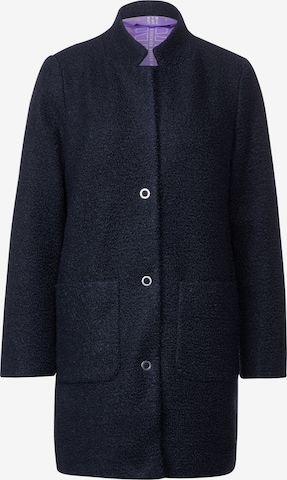 STREET ONE Between-Seasons Coat in Blue: front