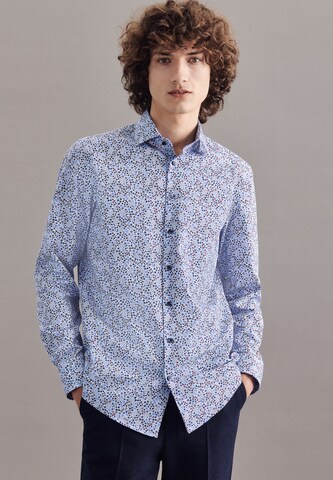 SEIDENSTICKER Slim fit Business Shirt ' Shaped ' in Blue: front