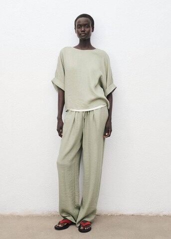 MANGO Regular Hose 'Salvia' in Grün
