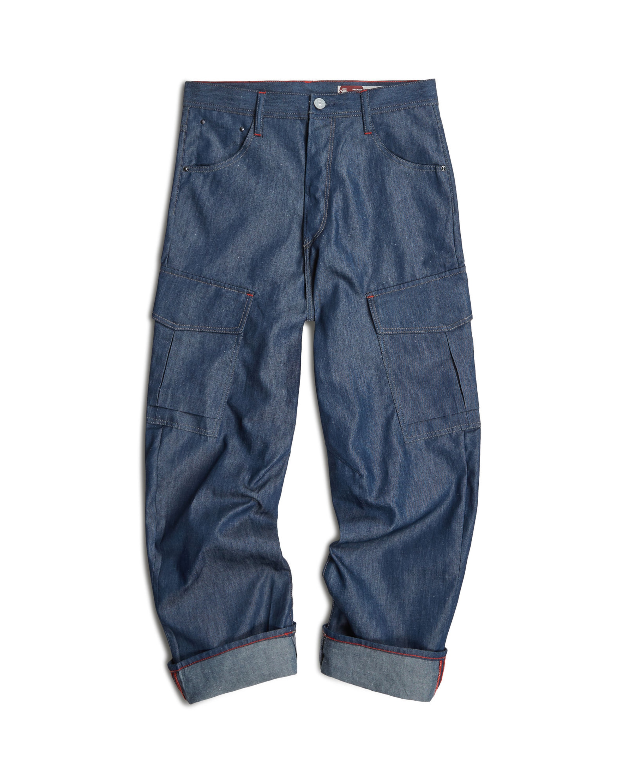 G-STAR Tapered Cargobroek in Blauw: voorkant