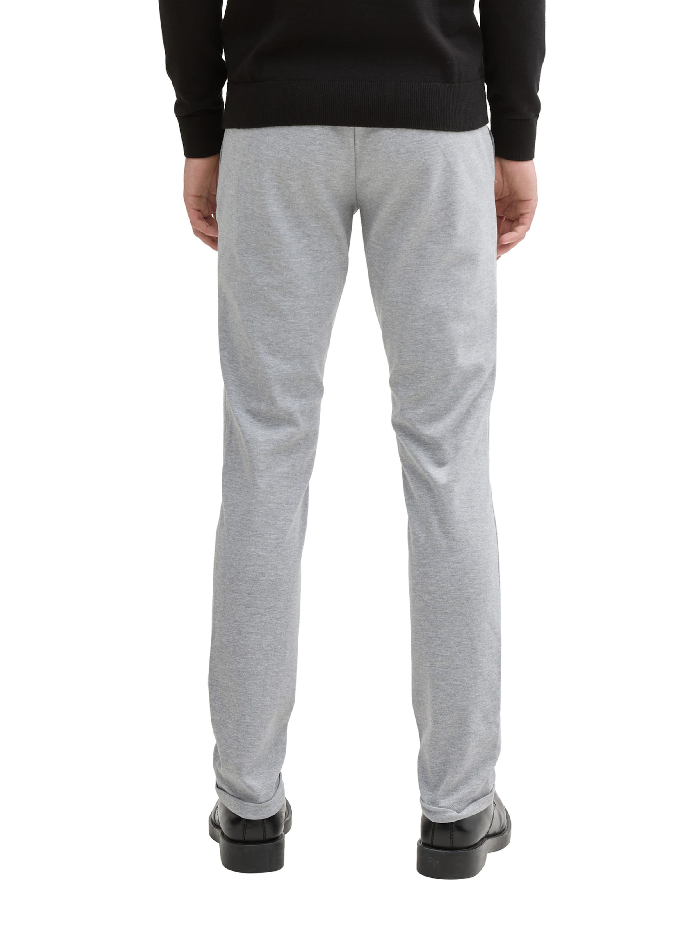 TOM TAILOR Slim fit Trousers 'Travis' in Grey