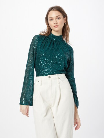 Warehouse Shirt in Groen: voorkant