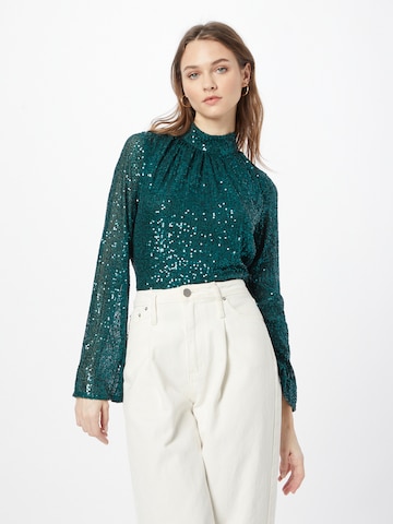 Warehouse Shirt in Groen: voorkant