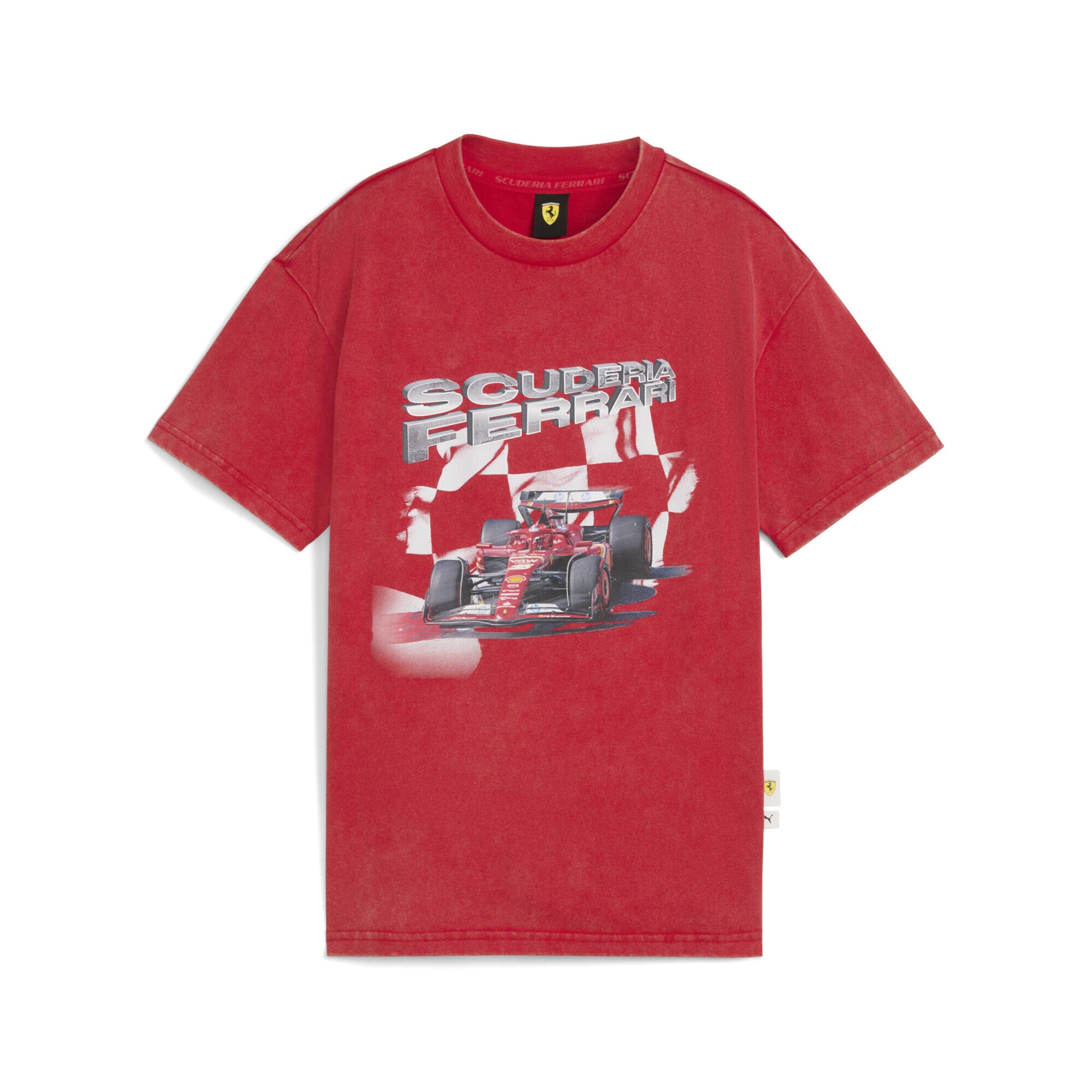PUMA Shirt 'Scuderia Ferrari' in Red: front