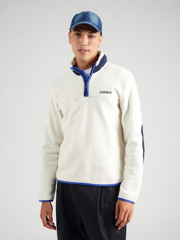 NAPAPIJRI Sweater 'T-DERGANA' in Beige: front