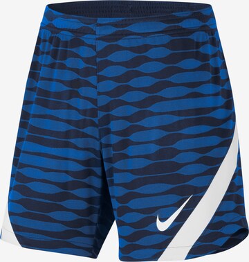 NIKE Regular Workout Pants in Blue: front