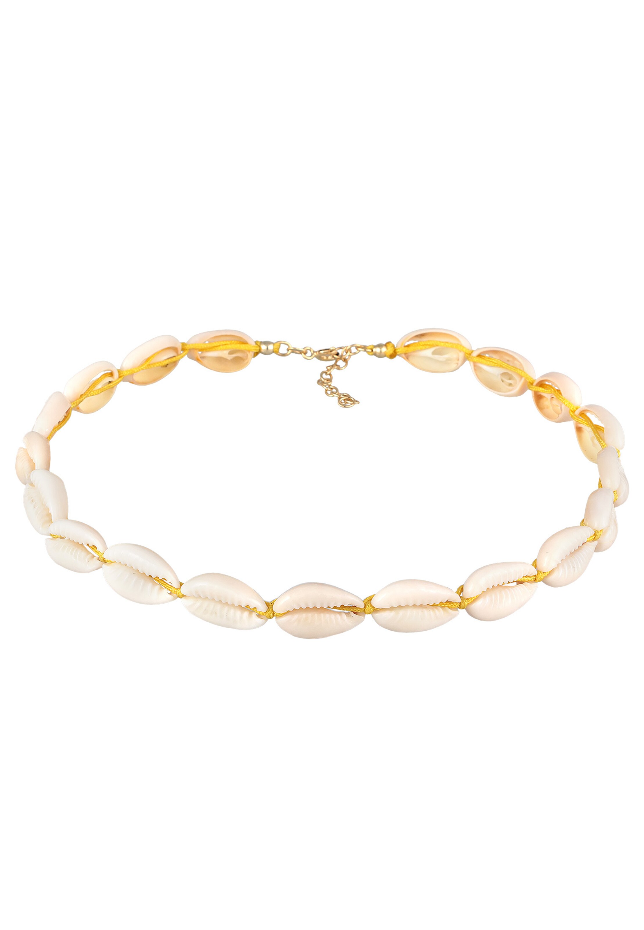 ELLI Kette in gold / naturweiß, Produktansicht