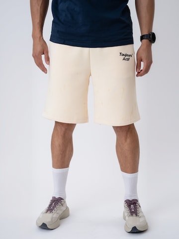 Regular Pantalon ' Apres ' Toujours Actif en blanc : devant