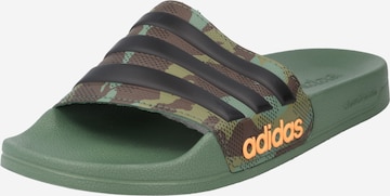 ADIDAS SPORTSWEAR Beach & swim shoe 'Adilette Shower' in Green: front