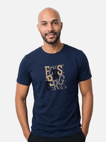 FORSBERG Shirt 'Stormletterson T-shirt' in Blue: front