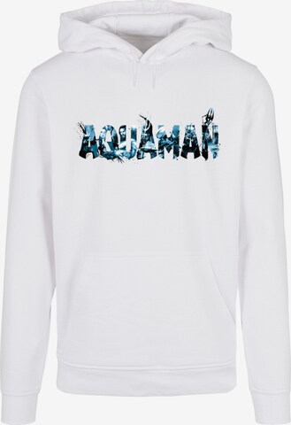 Sweat-shirt 'Aquaman' ABSOLUTE CULT en blanc : devant