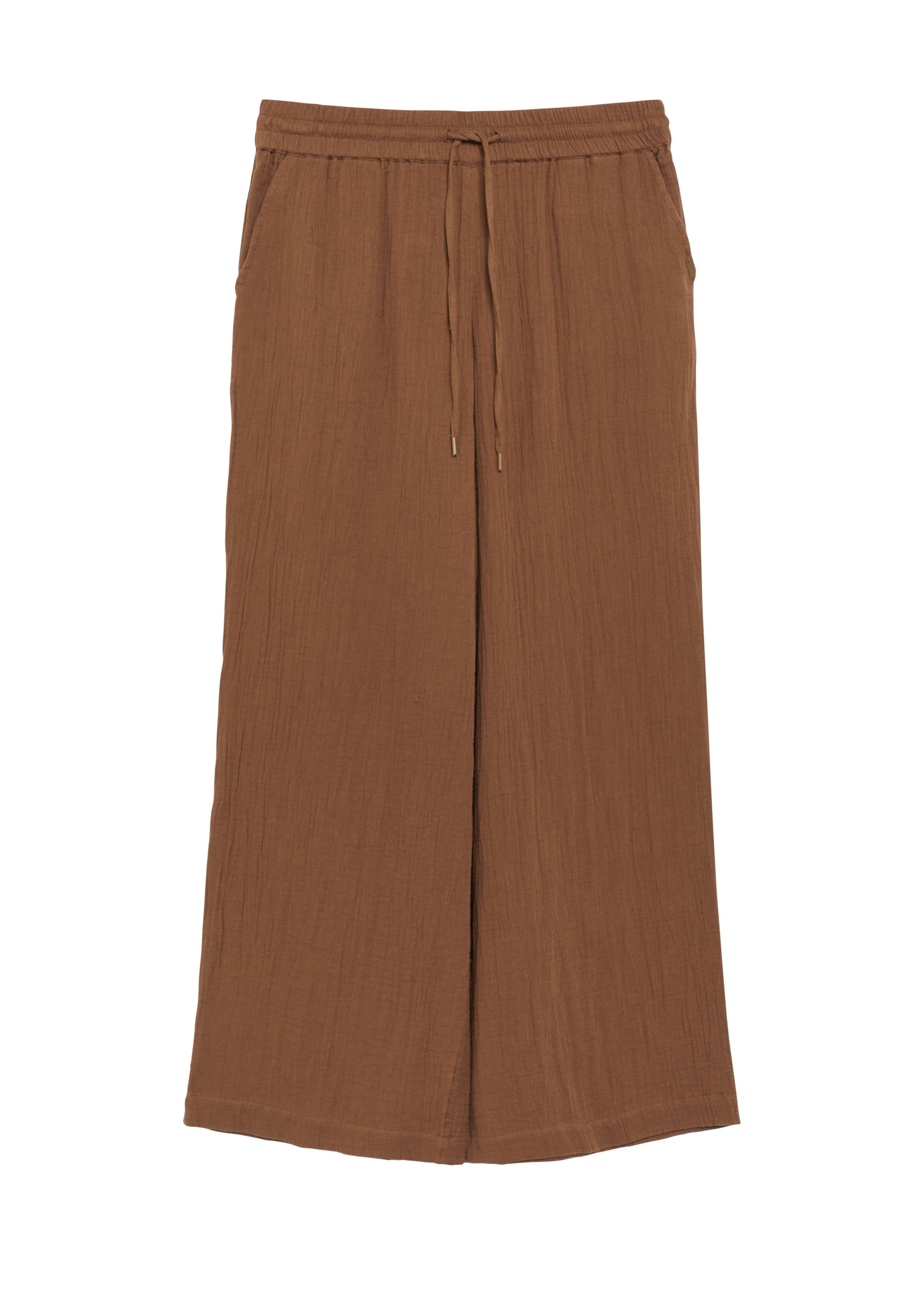 QS Pantalon en 44 en marron, Vue avec produit