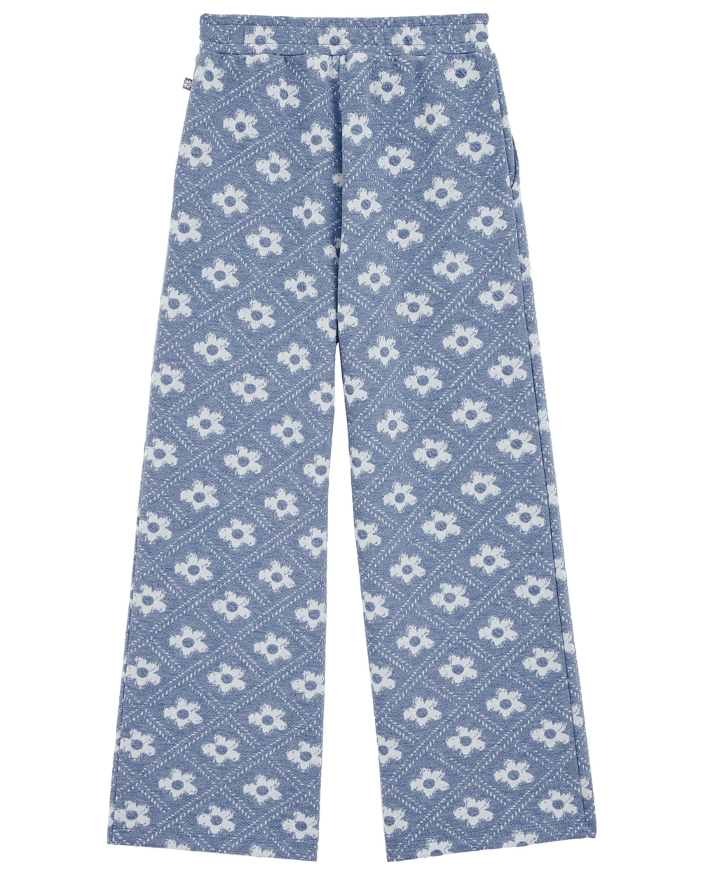 WE Fashion Avar lõige Püksid, värv sinine