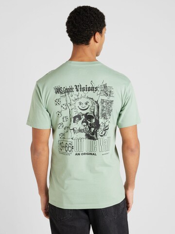 VANS Shirt 'EXPAND VISIONS' in Green: front
