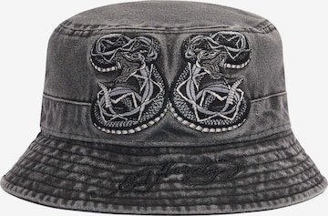 Ed Hardy Hattu värissä harmaa: etupuoli