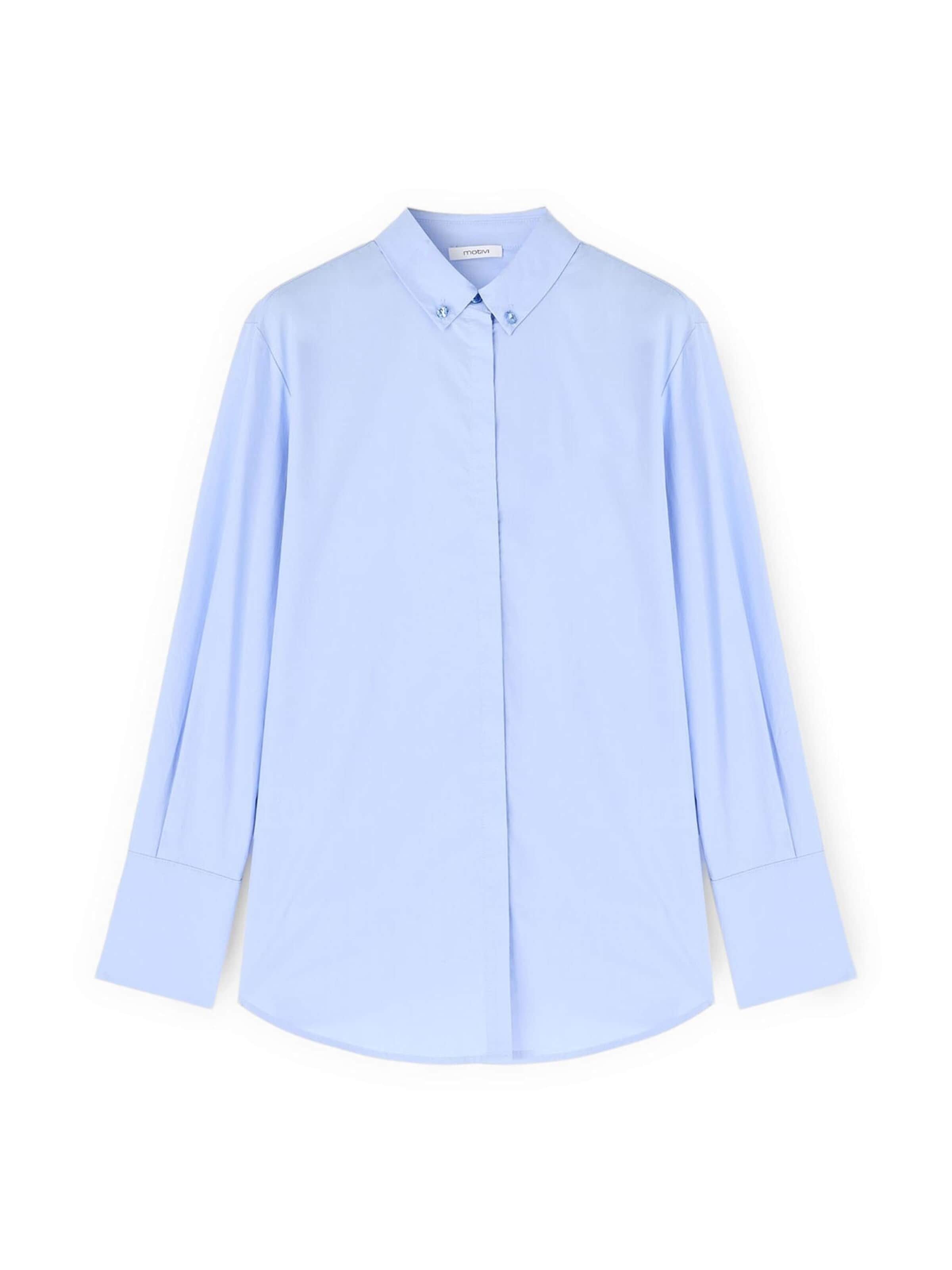 MOTIVI - Blusa en azul: frente