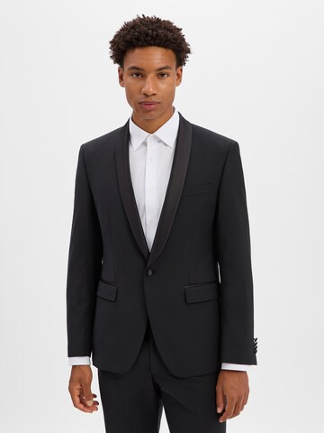 Karl Lagerfeld Regular fit Business Blazer in Black: front