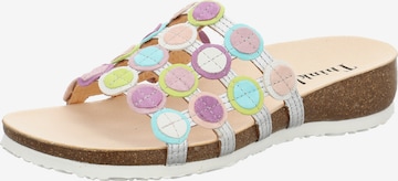 THINK! Pantolette 'Julia' in Silber: Vorderseite