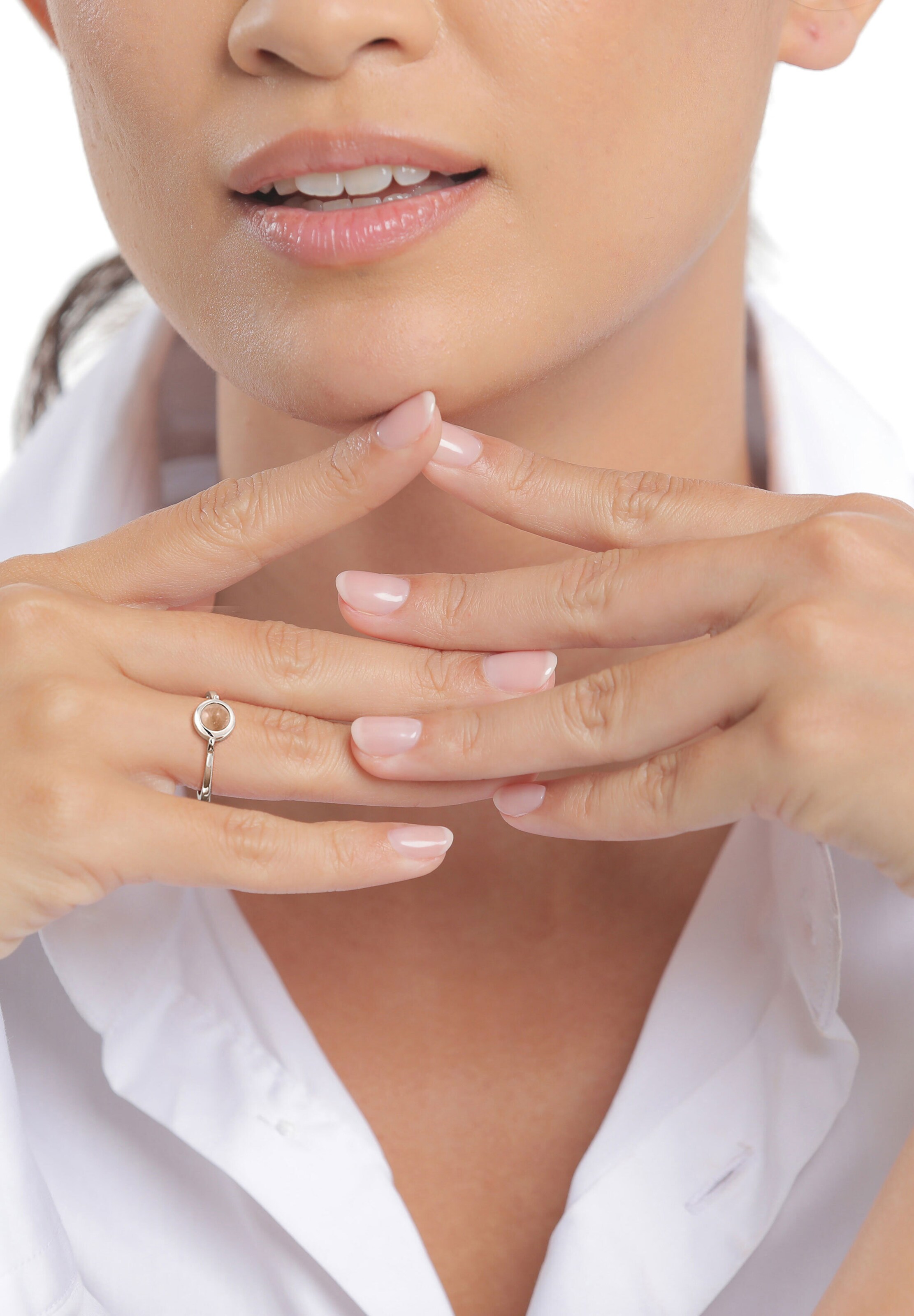 Bague ELLI en argent : devant