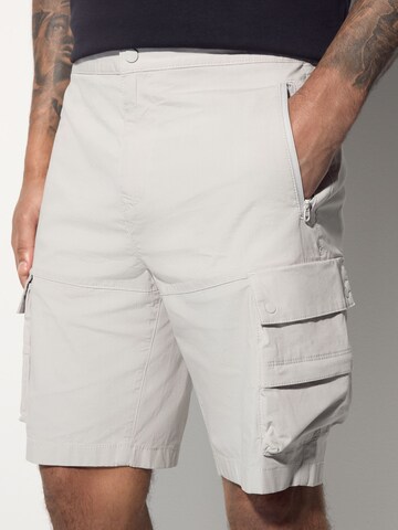 Loosefit Pantalon cargo Next en gris : devant