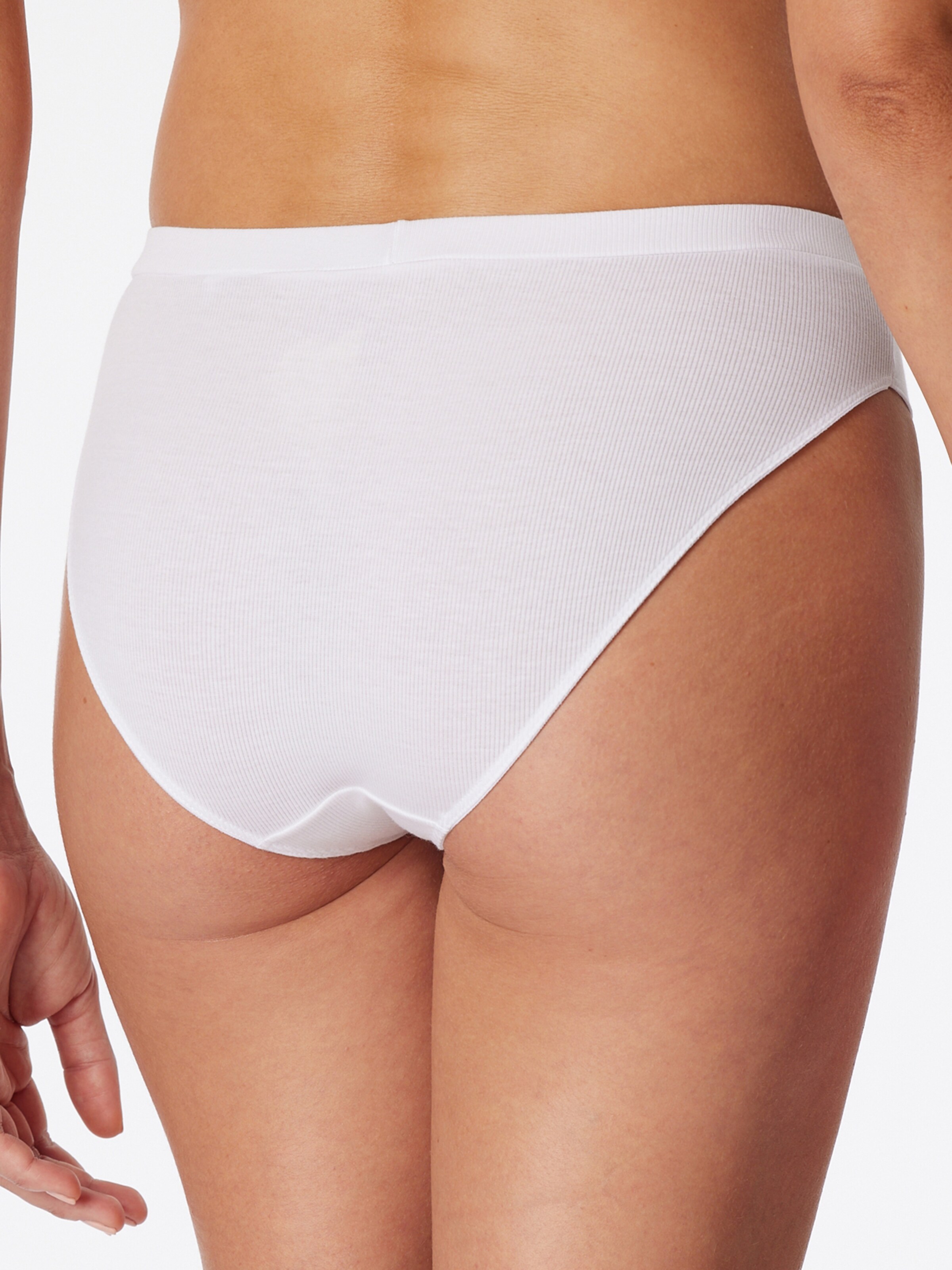 Slip 'Pure Rib' SCHIESSER en blanc