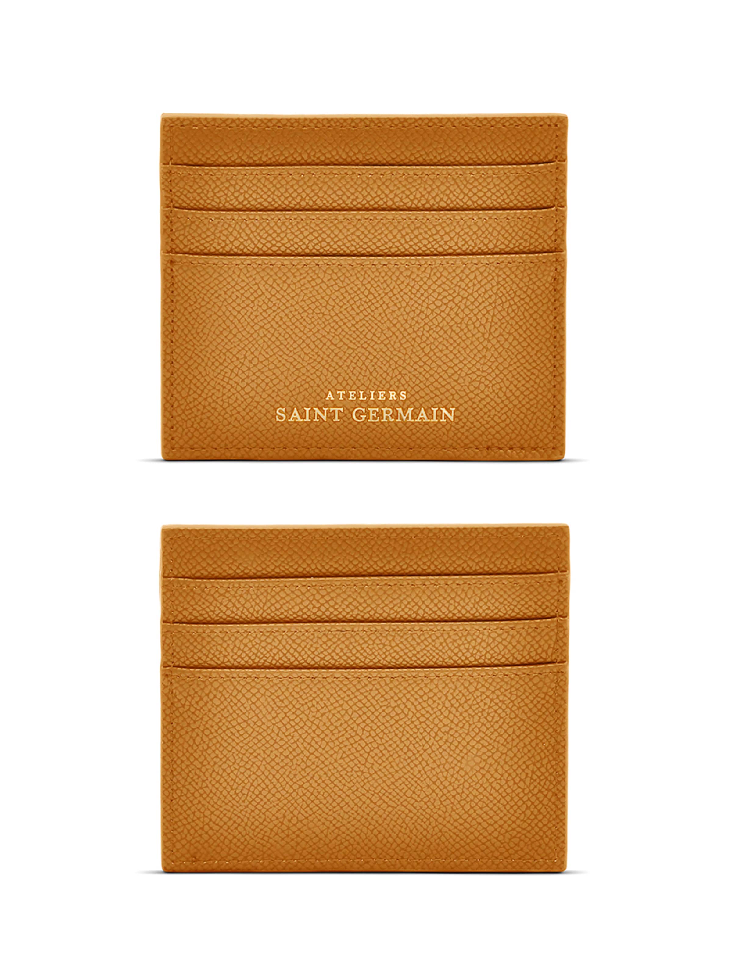 Ateliers Saint Germain Portemonnee 'Saint Germain' in Bruin: voorkant