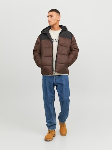 JACK & JONES Jacke 'TOBY' in Braun