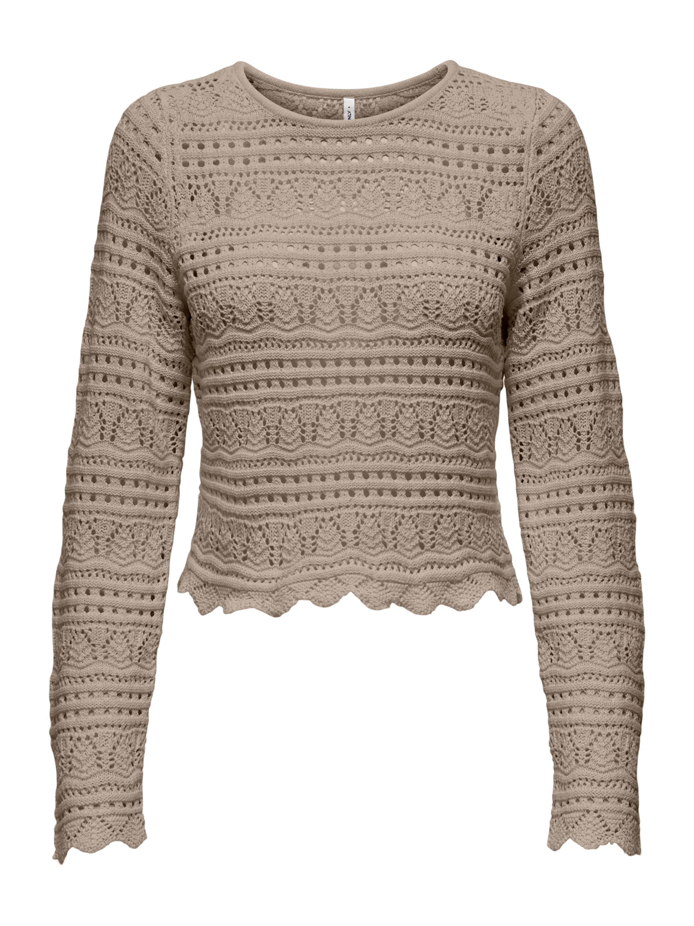 Only Maternity Pullover 'OLMELKE' in Beige: Vorderseite